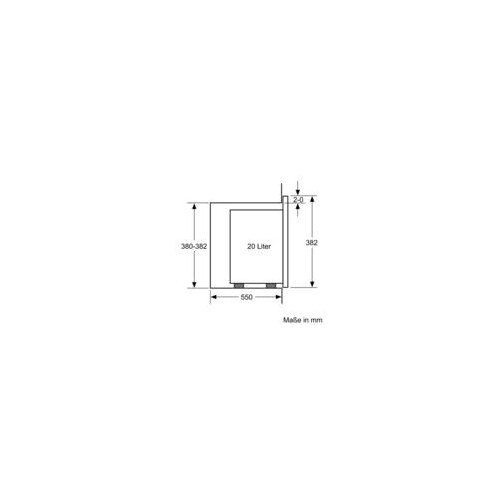 BFL524MS0 Bosch Einbau Mikrowelle 800W schwarz/Edelstahl HxBxT: 382x594x317mm Produktbild Additional View 4 L