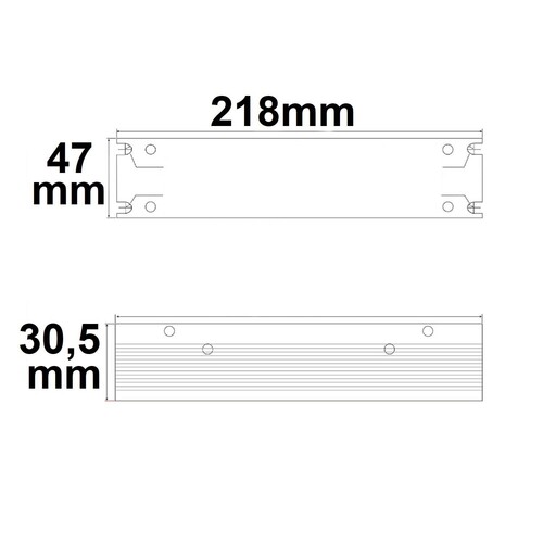 113140 Isoled Trafo 24V/DC, 0 100W, Gitter Slim Produktbild Additional View 1 L