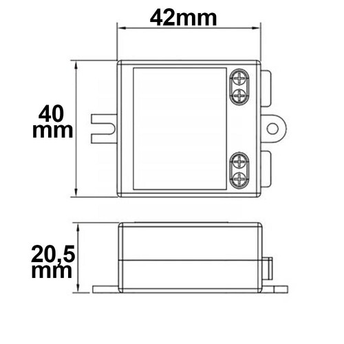 113421 Isoled LED Trafo 12V/DC, 0-10W Produktbild Additional View 1 L