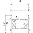 6069096 Obo KTSMV 130 FS Längsverbinder Set für Kabelrinne Magic 110x300x200 St Produktbild Additional View 1 S