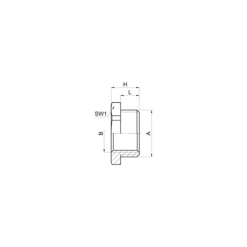 GHG9601946R0072 Jacob Ex Reduktion Ex e M25x1,5 Produktbild Additional View 1 L