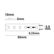 113099 Isoled LED CRI930 CC Flexband, 24V, 12W, IP20, warmweiß, 15m Rolle Produktbild Additional View 2 S