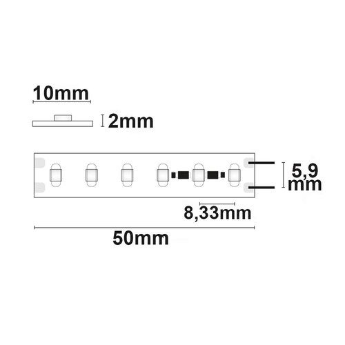 113099 Isoled LED CRI930 CC Flexband, 24V, 12W, IP20, warmweiß, 15m Rolle Produktbild Additional View 2 L