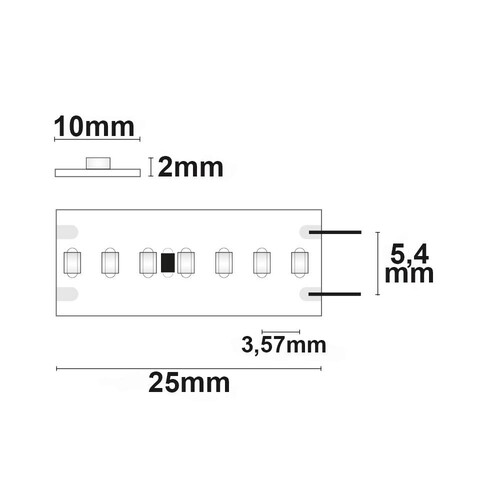 113075 Isoled LED CRI940 Linear Flexband, 24V, 15W, IP20, neutralweiß Produktbild Additional View 2 L