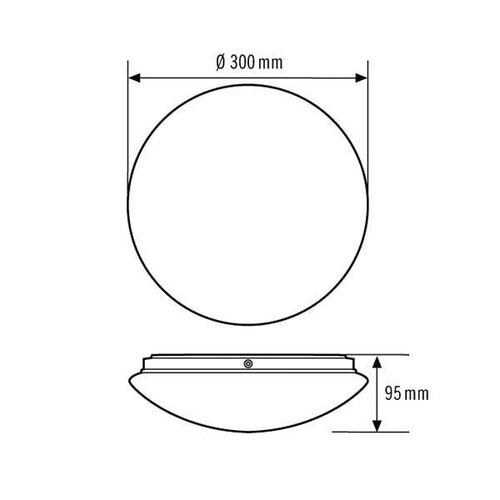 EO10850110 ESYLUX LED-Rundleuchte 12W 4000K Produktbild Additional View 1 L