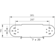 7005660 Obo RGBEV 130 FS Gelenkbogen Element vertikal 110x300 Stahl bandverz Produktbild Additional View 1 S