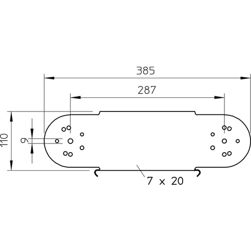 7005660 Obo RGBEV 130 FS Gelenkbogen Element vertikal 110x300 Stahl bandverz Produktbild Additional View 1 L