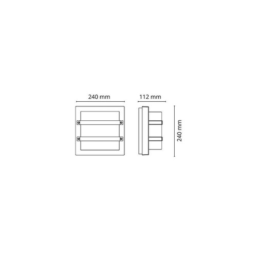 623569 SG Wandleuchte Largo graphit Produktbild Additional View 1 L