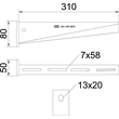 6443621 Obo AW 30 31 VA4571 Wand  und Stielausleger mit angeschweißter Kopfpl Produktbild Additional View 1 S