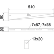 6443625 Obo AW 30 51 VA4571 Wand  und Stielausleger mit angeschweißter Kopfpl Produktbild Additional View 1 S