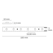 113420 Isoled LED SIL830 Flexband, 24V, 2,4W, IP20, warmweiß, 10m Rolle Produktbild Additional View 1 S