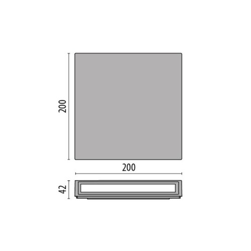 187-303747 Tecnico MIMIK 20 FLAT M WL anthrazit metallic matt LED Produktbild Additional View 1 L