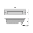 187-304114 Tecnico INSERT 1 EB STRAHLER weiß LED Produktbild Additional View 1 S