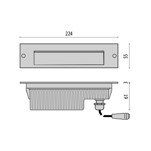 187-304114 Tecnico INSERT 1 EB STRAHLER weiß LED Produktbild Additional View 1 L