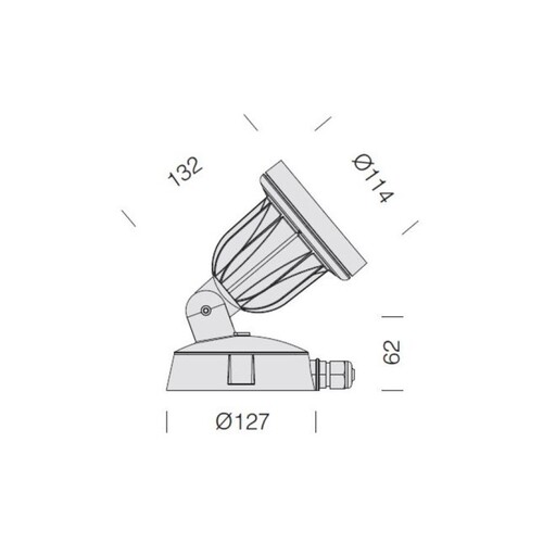 125-43182900 Tecnico KOALA AB STRAHLER graphit LED Produktbild Additional View 1 L