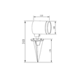 341-0011080503011 Tecnico FORIS AB STRAHLER anthrazit matt RAL 7024 LED 10 Produktbild Additional View 1 S