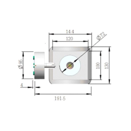 341-0031580003004 Tecnico VIDERI SHORT FLUTER silber matt RAL 7042 LED 15W AC Produktbild Additional View 1 L