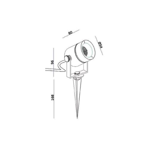 472-0250480403011 Tecnico HARK AB STRAHLER anthrazit matt RAL 7016 AC LED Produktbild Additional View 1 L