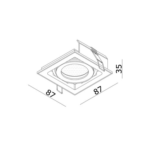 472-25903406hv Tecnico QANA 1 EB STRAHLER schwarz matt RAL 9005 1x QPAR Produktbild Additional View 1 L