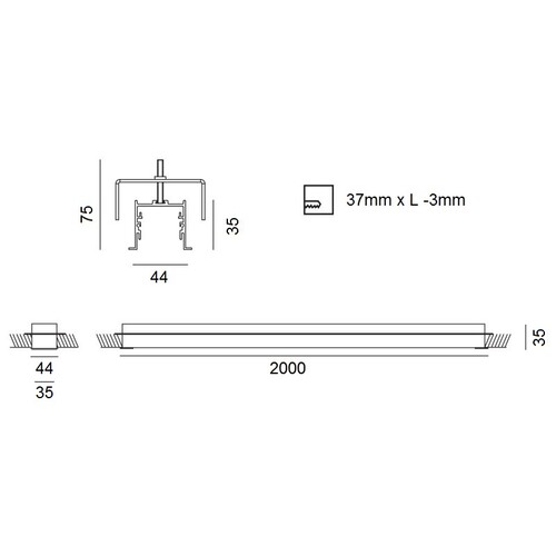 577-226leer Tecnico RIDE EB SYSTEM schwarz OHNE LICHTEINSATZ Produktbild Additional View 1 L