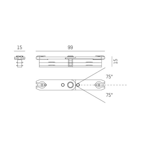 652-0030300001 Tecnico VOLARE VERBIND FLEX chrom Produktbild Additional View 1 L