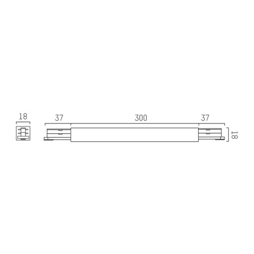 652-0040100008 Tecnico VOLARE EINSPEIS END Aluminium eloxiert Produktbild Additional View 1 L