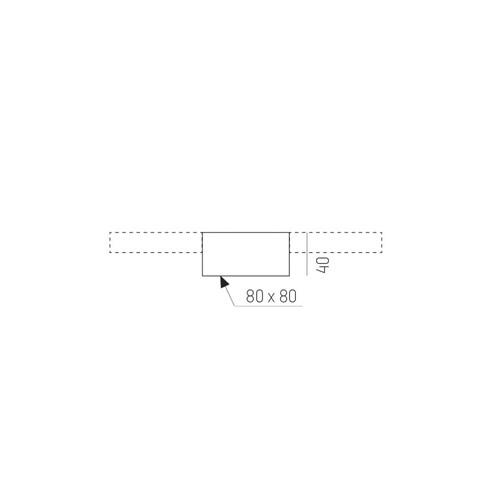 652-0040300008 Tecnico VOLARE EINSPEIS END Aluminium eloxiert Produktbild Additional View 1 L