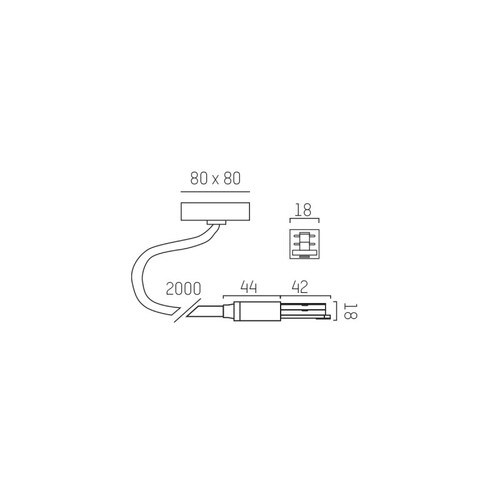 652-0040700005 Tecnico VOLARE EINSPEIS END weiß Produktbild Additional View 1 L