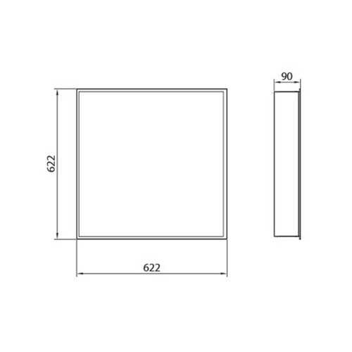 757-l6006 Tecnico IBP EB LEUCHTE weiß opal LED Produktbild Additional View 1 L