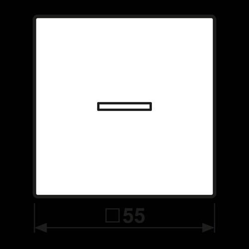 A590BFKO5ANM Jung Wippe f. Schalter/Taster KO Produktbild Additional View 1 L