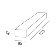 43LED/63T Leuchtwurm LED Netzteil 24VDC - IP66 Produktbild Additional View 1 S