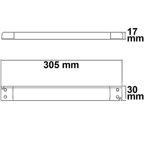 113341 Isoled Trafo 12V/DC, 0 60W, slim Produktbild Additional View 1 L