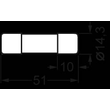 3NC1420-0MK Siemens SITOR-Zylindersicherungseinsatz Produktbild Additional View 1 S