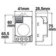 113252 Isoled Radar Bewegungsmelder zum versteckten Einbau, 230V, 300W Produktbild Additional View 1 S