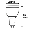112783 Isoled GU10 MINI LED Spot 4,5W, 38°, warmweiß Produktbild Additional View 1 S