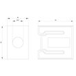 3SU1900-0KH80-0AA0 Siemens HUTSCHIENENMONTAGE-ADAPTER Produktbild Additional View 1 S