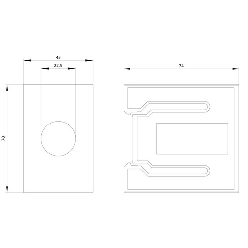 3SU1900-0KH80-0AA0 Siemens HUTSCHIENENMONTAGE-ADAPTER Produktbild Additional View 1 L