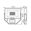 EL10810848 Esylux AFL BASIC LED 30 W 3 K WH  LED Strahler 30 W  Beschreibung: Ko Produktbild Additional View 1 S