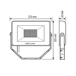 EL10810831 Esylux OFL BASIC LED 30 W 3 K BK  LED Strahler 30 W  Beschreibung: Ko Produktbild Additional View 1 S