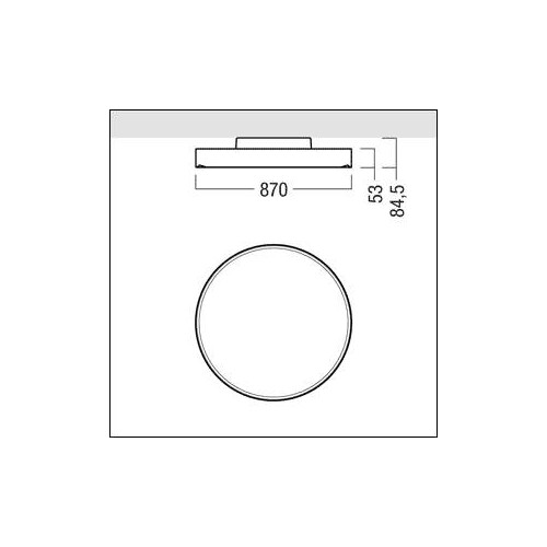 42184848 Zumtobel ONDA2 P D870 LED8000 830 LDE WH Rundleuchte Produktbild Additional View 1 L