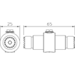 5093015 Obo S UHF W/W Schutzgerät für Hochfrequenzleitungen 130V Produktbild Additional View 1 S