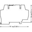 859-730 Wago Optokoppler Klemme Eingang DC 24 V AUSGANG DC 3 V ... 30 V / 3 A g Produktbild Additional View 2 S