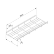 10355 Trayco MT35 200 3EG Gitterrinne   Mesh Tray Produktbild Additional View 2 S