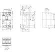 3VA2225-5HL32-0AA0 Siemens MCCB_IEC_BG250_250A_3P_55KA_ETU3_LI Produktbild Additional View 2 S