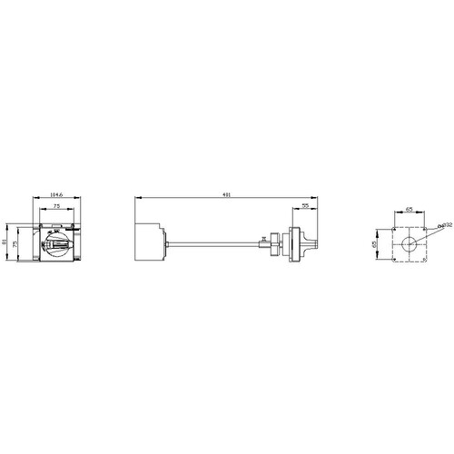 3VA9267-0FK21 Siemens TUERKUPPLUNGSDREHANTRIEB, STANDARD Produktbild Additional View 1 L