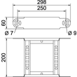 6225450 Obo LGBE 620 FS Gelenkbogenelement für Kabelleiter 60x2 Produktbild Additional View 1 S