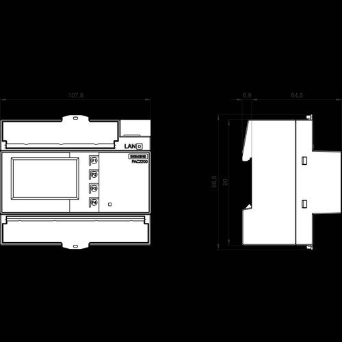 7KM2200-2EA30-1EA1 Siemens 7KM PAC2200 Produktbild Additional View 2 L