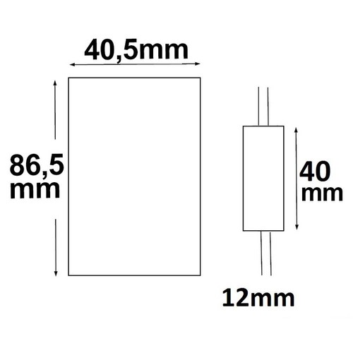 113306 Isoled LED Strip Mini Funk Dimmer, 12 24V, 6A Produktbild Additional View 1 L