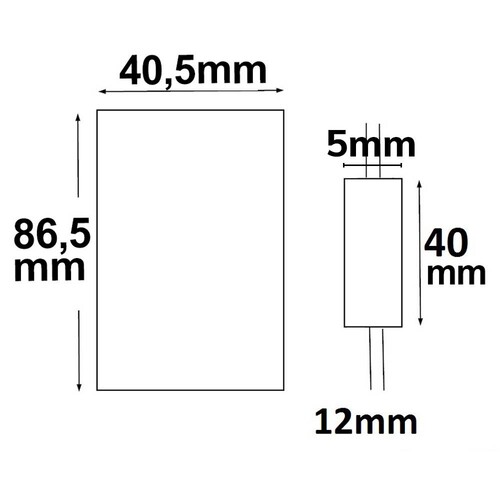 113306 Isoled LED Strip Mini Funk Dimmer, 12 24V, 6A Produktbild Additional View 1 L