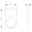 3SU1900-0AH10-0AA0 Siemens SCHILDTRAEGER Produktbild Additional View 1 S